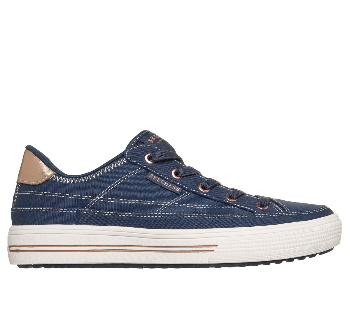Skechers Dames Arch Fit Gallery - Van-Go CM Marine, Maat 35, Mag in de wasmachine, Medium