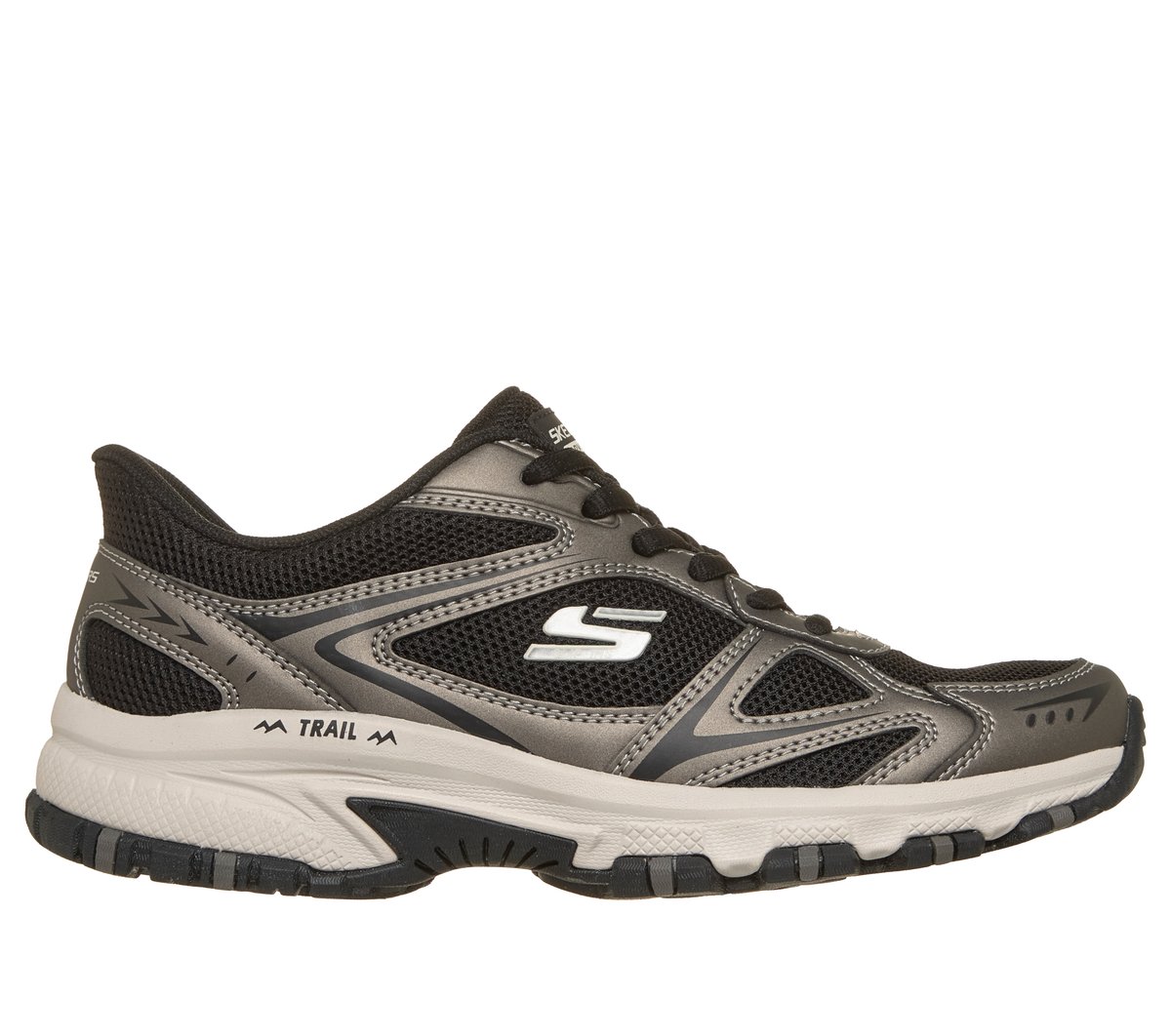 Skechers Dames Slip-ins: Hillcrest - Hampton CM Licht Grijs, Maat 35, Vegan, Medium
