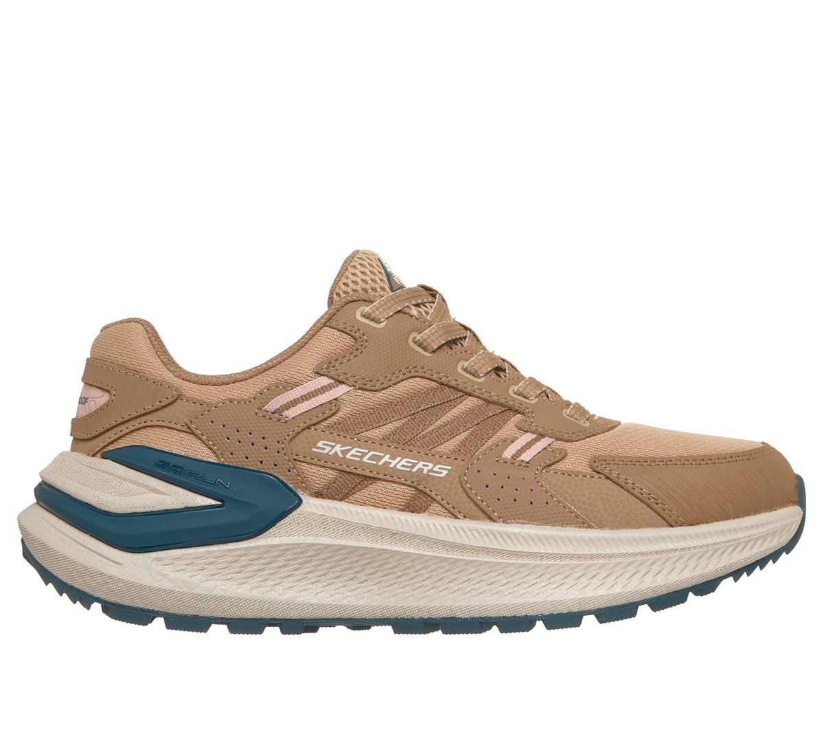 Skechers Dames Waterproof: GO RUN Consistent Pro Trail - Breske CM Marine/Roze, Maat 35, Medium