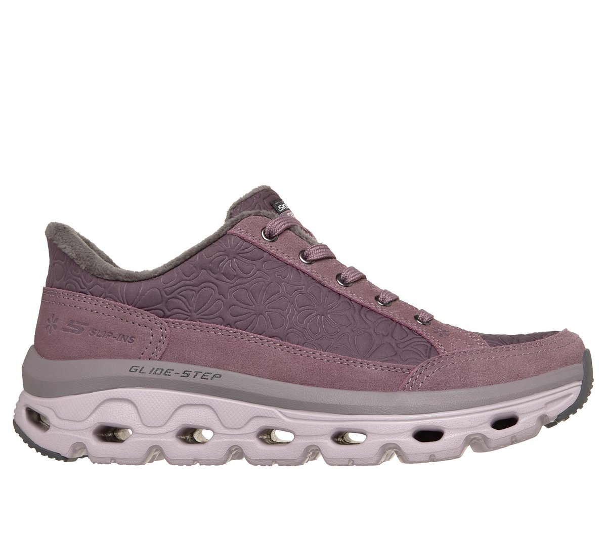 Glide-Step Sole - Cozy Fit Millsap - MAUVE / GRAY
