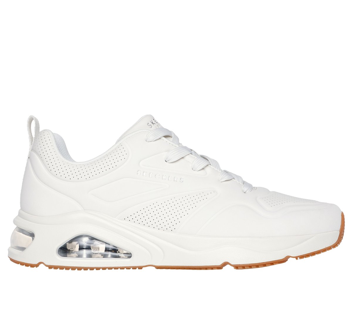 SKECHERS★TRES-AIR UNO★厚底★ホワイト×シルバー系 Amazon.com | Skechers Women's TRES-AIR UNO-SHIMM-AIRY