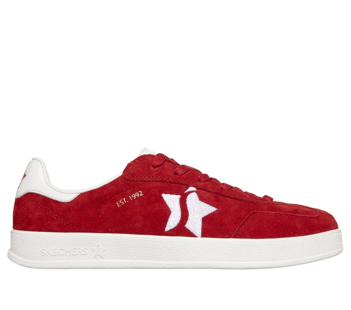 Skechers Dames Academy - Court Charm CM Rood, Maat 35, Medium