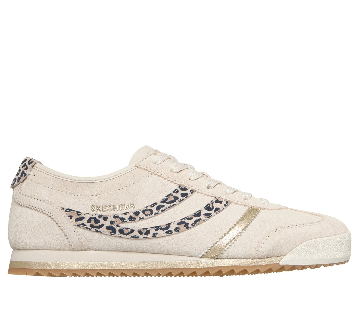 Skechers Dames Topnotch - Lively Leopard CM Natuurlijk, Maat 35, Medium