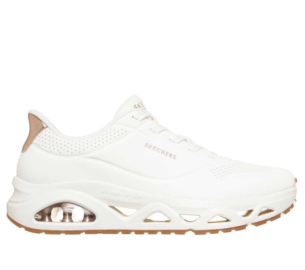 Skechers Dames Slip-ins: UNO Glide-Step - Glide On Air CM Zwart, Maat 35, Medium