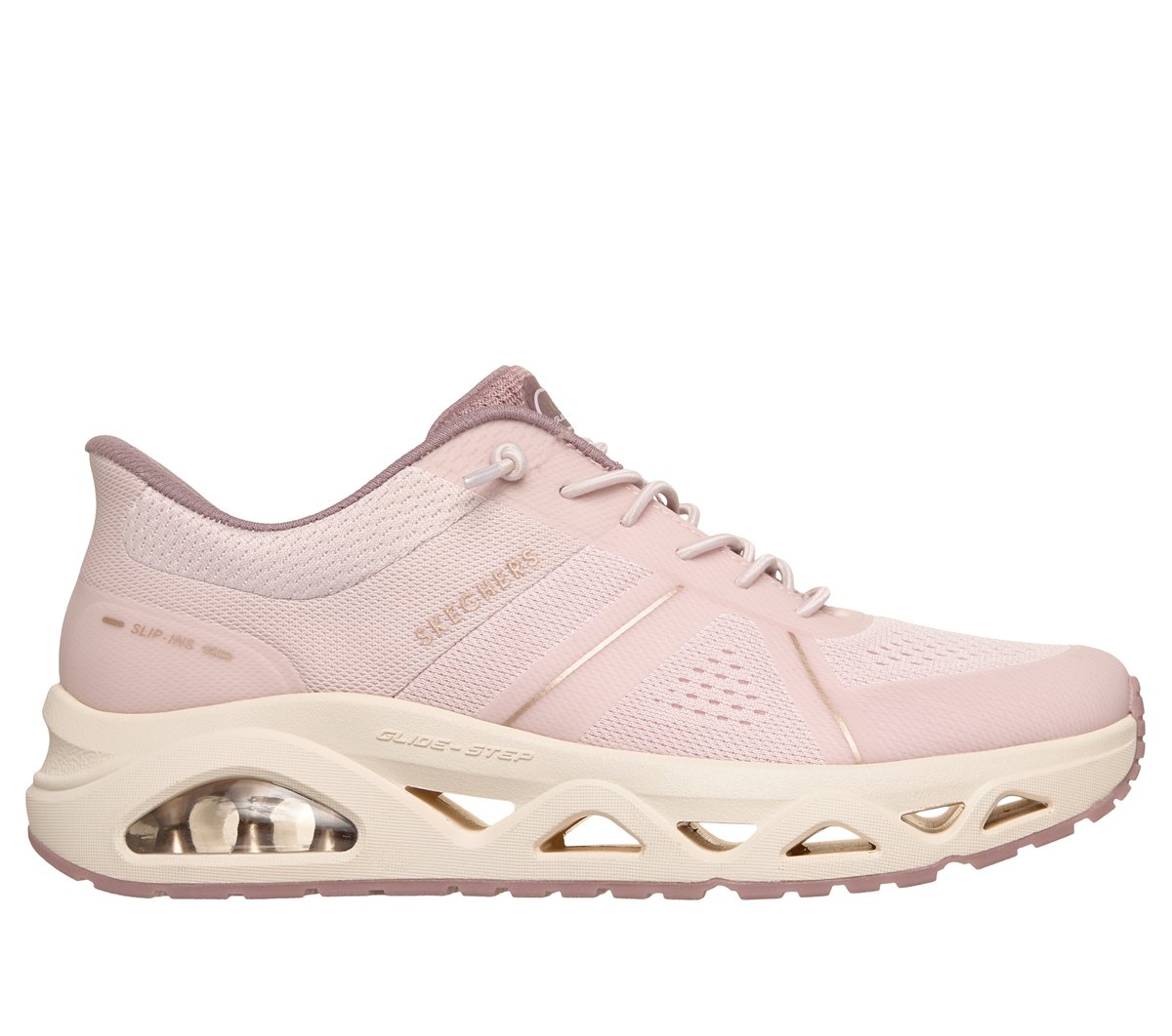 Skechers Dames Slip-ins: UNO Glide-Step - Glide Away CM Wit/Munt, Maat 35, Medium