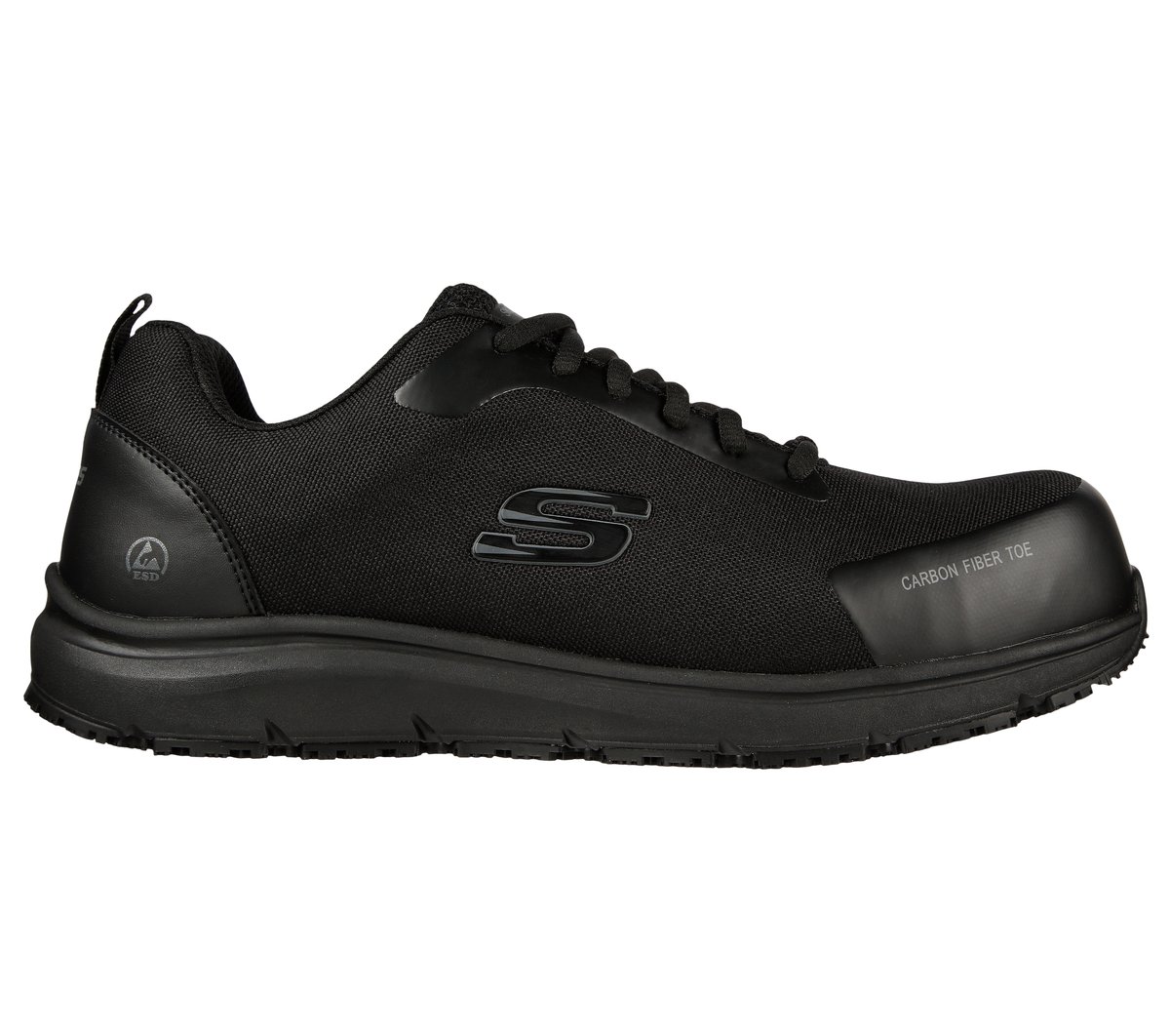 Skechers Heren Work: Ulmus SR CM Zwart, Maat 39, Medium