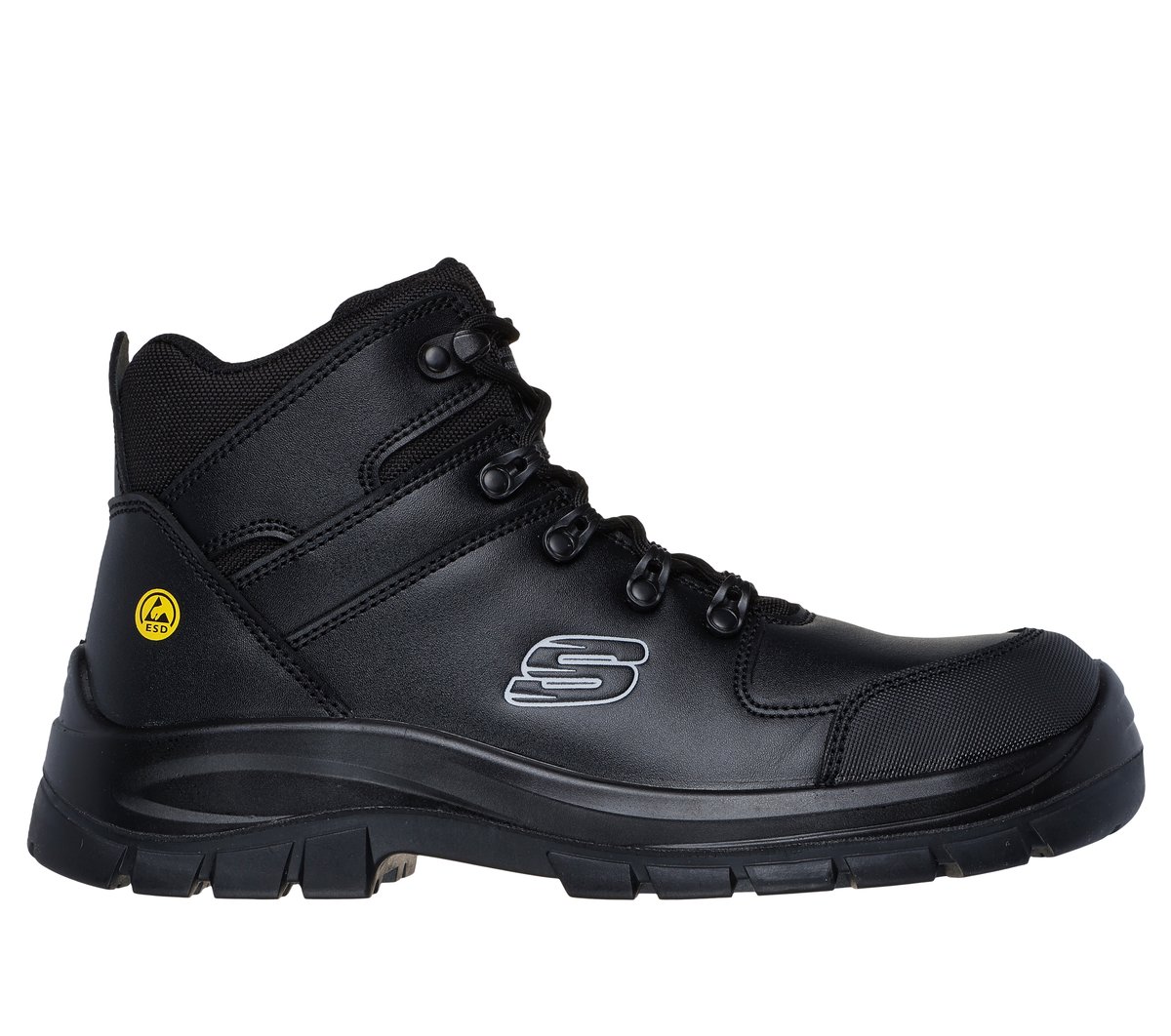 Skechers Heren Work: Trophus - Kilram CM Zwart, Maat 39.5, Medium