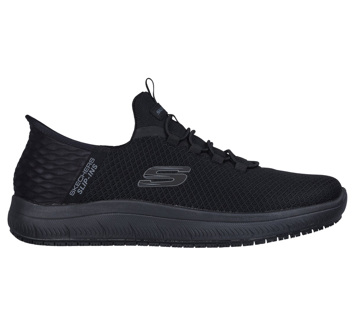 Skechers Slip-ins Work Slip Resistant: Summits - Colsin Sneaker in Schwarz, Größe 48.5