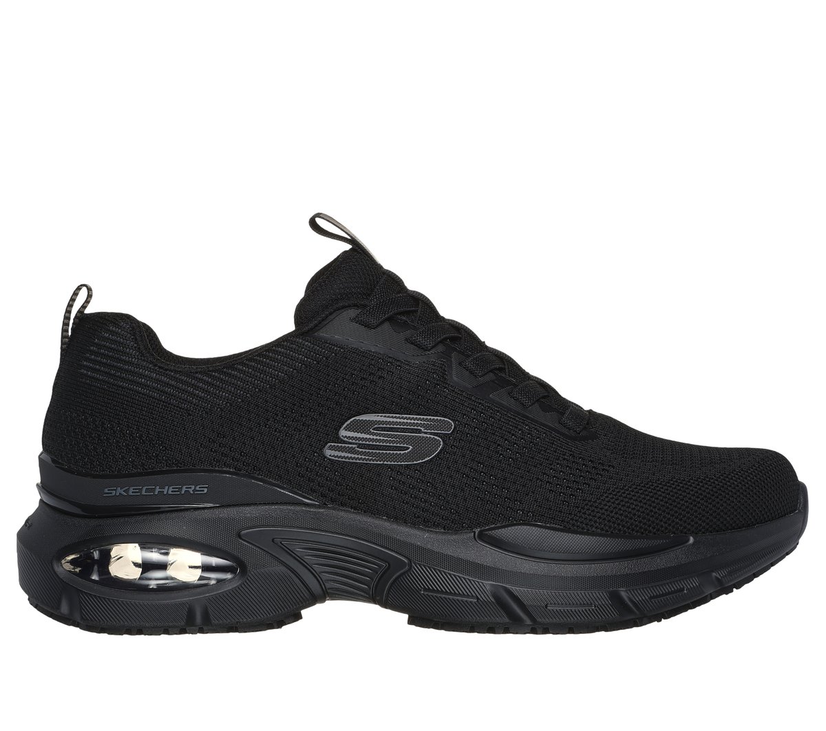 Skechers Heren Work Slip-Resistant: Skech-Air Ventura CM Zwart, Maat 39.5, Medium