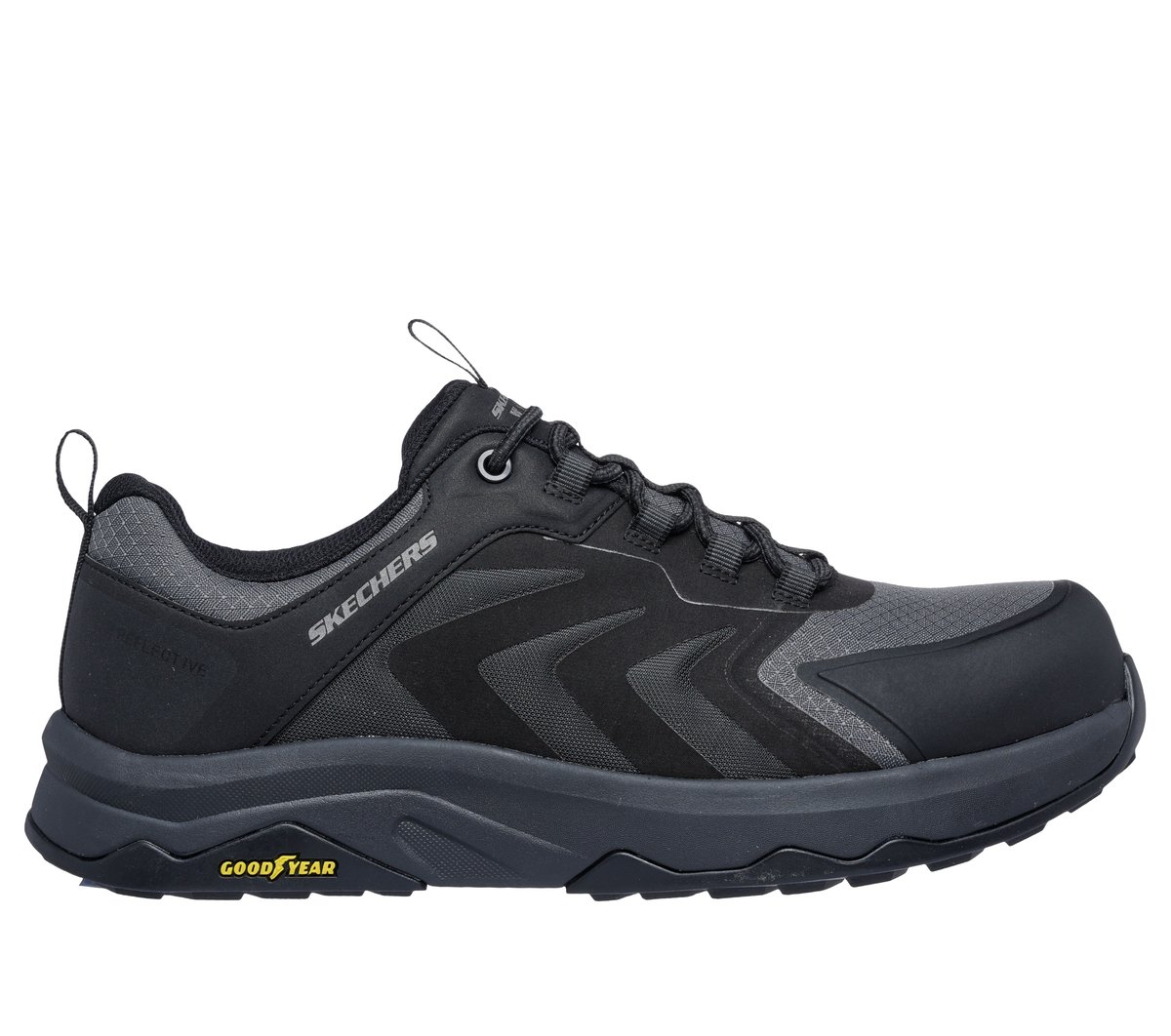 Skechers Heren Work: Speed-Flex Trekker CM Leigrijs, Maat 39.5, Vegan, Medium