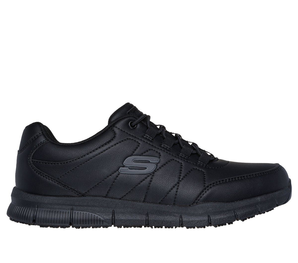 Skechers mężczyźni Work: Nampa - Osil w Czarny, Rozmiar 44 Sneakersy