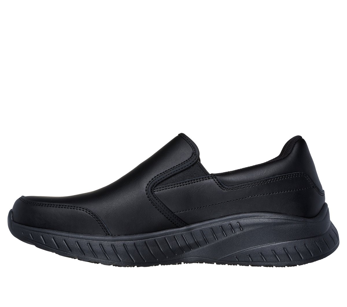 SKECHERS Memory Foam ブラック スニーカー Work Slip-Resistant Relaxed Fit: Squad Chaos - Rockrath
