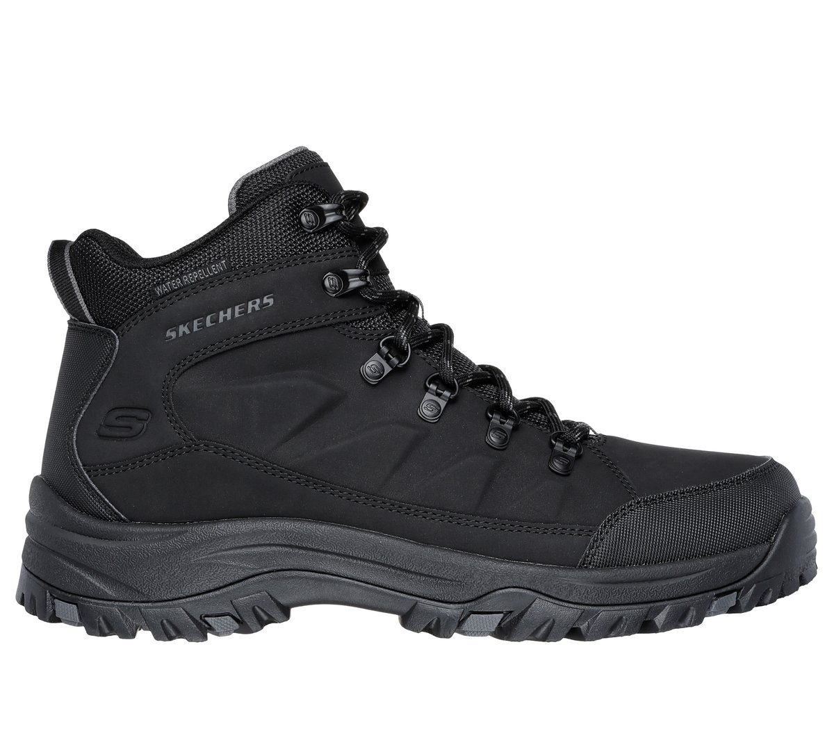 Skechers Relaxed Fit: Relhommest - Daggett Chaussures Moyen Width en Noir, Pointure 50.5