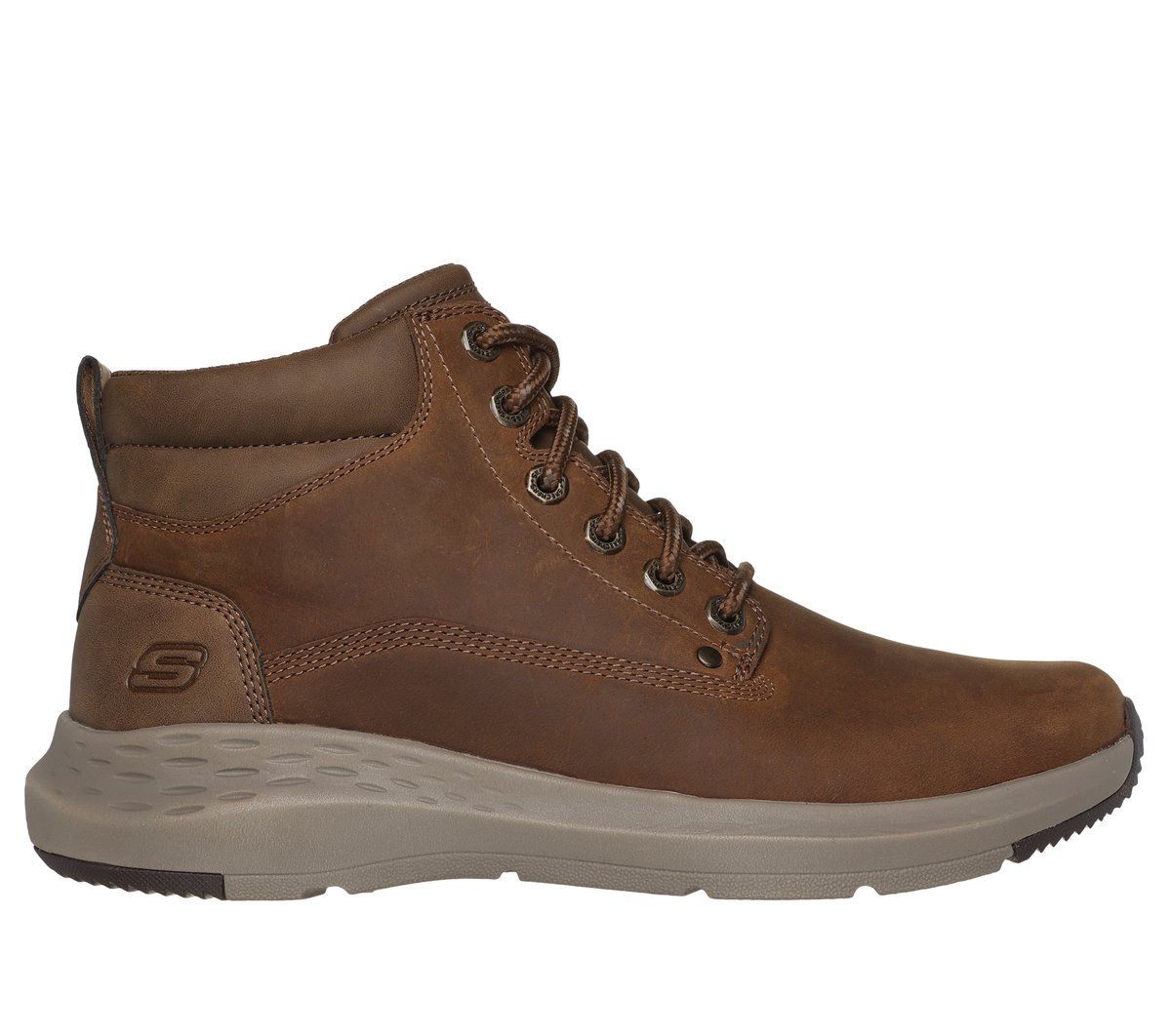 Skechers Relaxed Fit: Parson - Ederic Stiefel Shoes in Braun, Größe 48.5