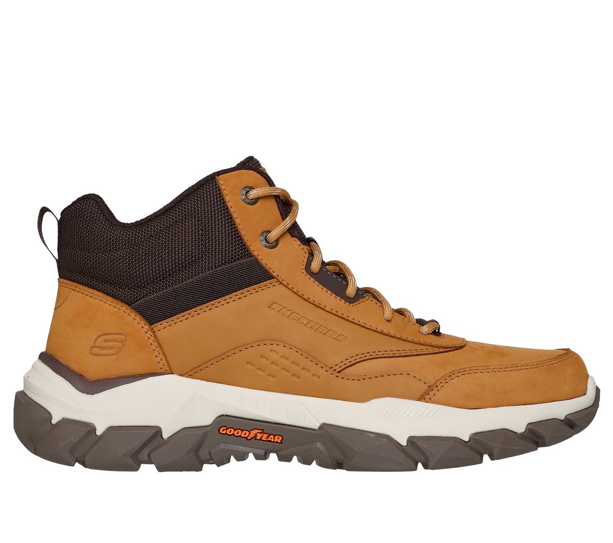 Skechers Relaxed Fit: Santoro - Hopkins Chaussures Moyen Width en Cacao, Pointure 48.5