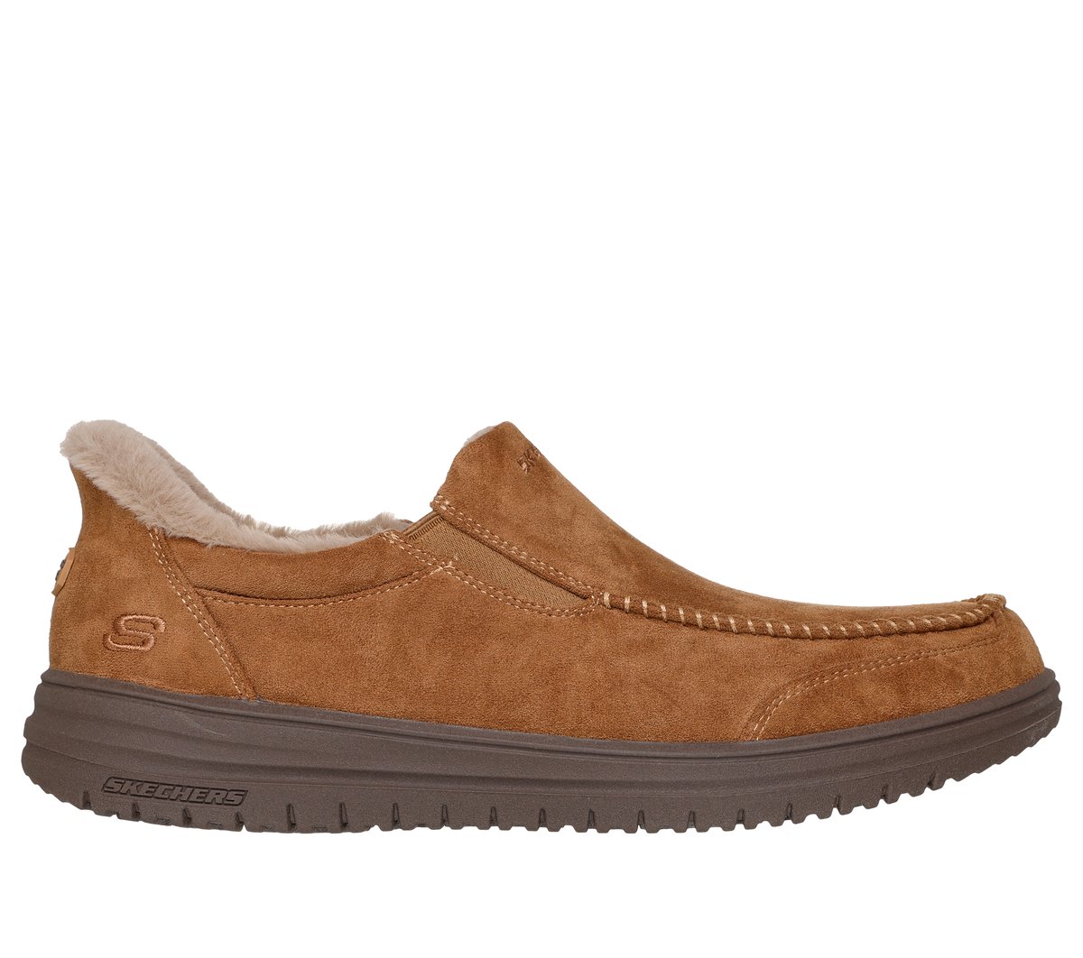 Skechers Heren Slip-ins Relaxed Fit: Murette - Scofield CM Beige, Maat 39.5, Medium