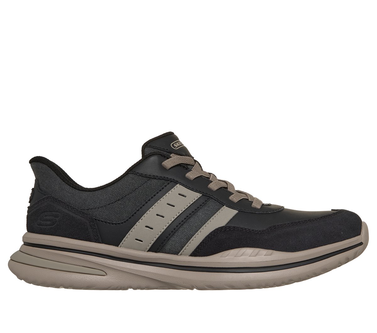 Skechers Slip-ins Relaxed Fit: Norlan - Leroy - BLACK