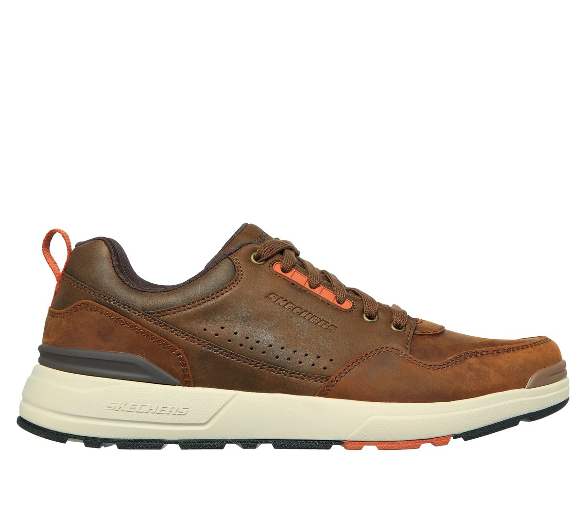 Skechers Heren Relaxed Fit: Rozier - Mancer CM Bruin, Maat 39.5, Medium