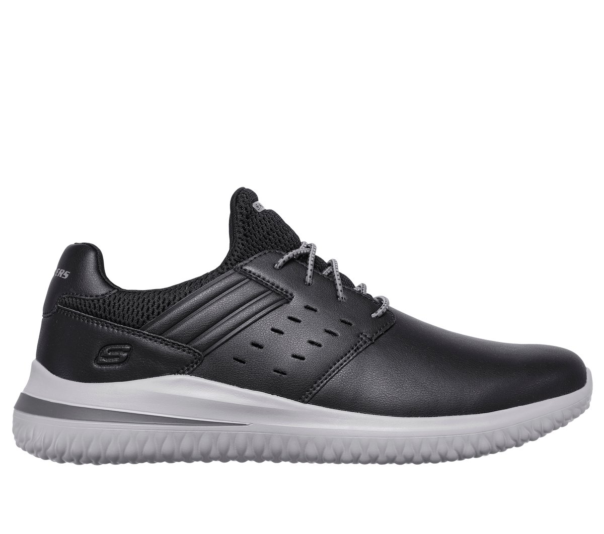 Skechers Delson 3.0 - Ezra Slip-On Shoes in Schwarz, Größe 48.5