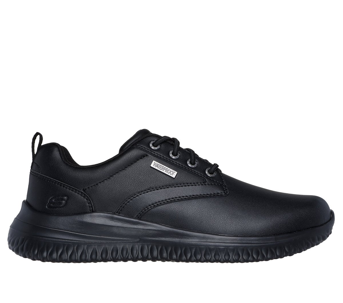 Skechers Waterproof: Delson 3.0 - Glavine Slip-On Shoes in Schwarz, Größe 48.5