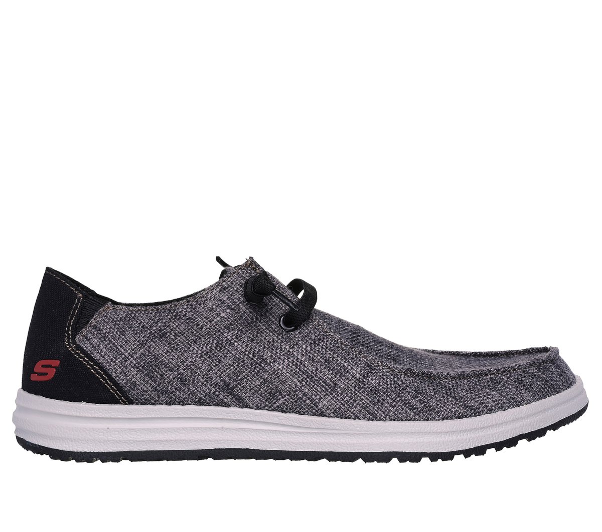 ◆SKECHERS◆ Male Goran Now SP0MRCFX152 Relaxed Fit: Melson - Nela - BLACK