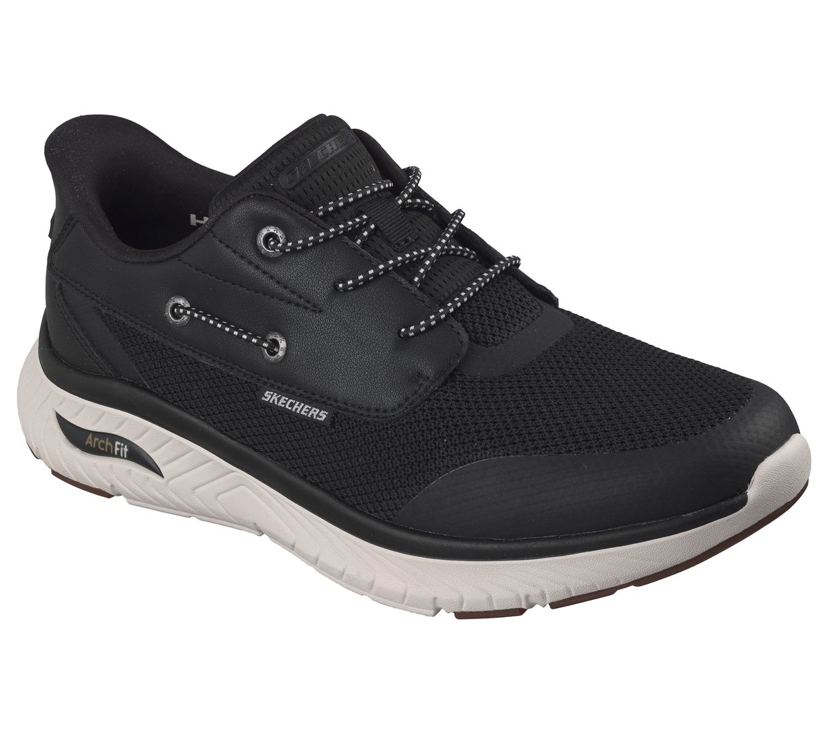 Skechers Slip-ins Relaxed Fit: Arch Fit Crosser - Frederick - BLACK