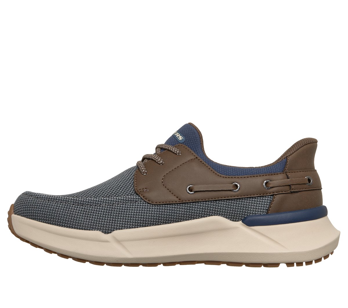 Skechers Slip-ins Relaxed Fit: Toliver - Ramiro - NAVY / BROWN