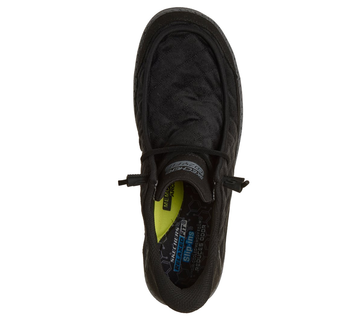 Skechers Slip-ins Relaxed Fit: Melson - Cozy Fit Diamond Moc - BLACK