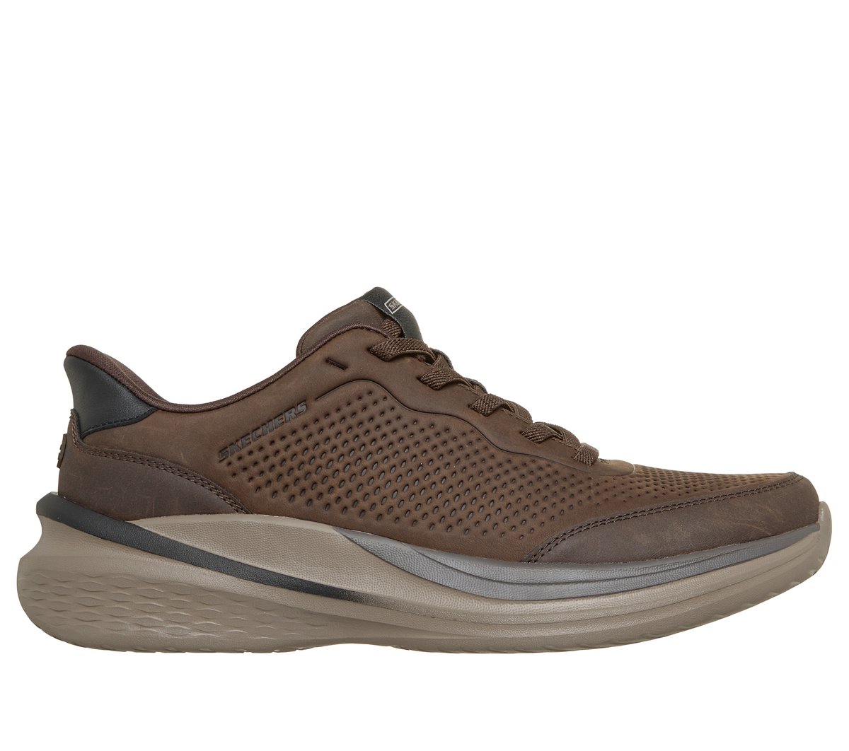 Skechers Slip-ins Relaxed Fit: Slade 2.0 - Waybound Sneaker in Braun, Größe 48.5