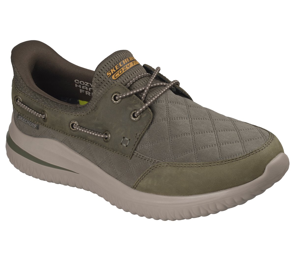 Skechers Slip-ins: Delson 3.0 - Cozy Fit® Skipper - OLIVE