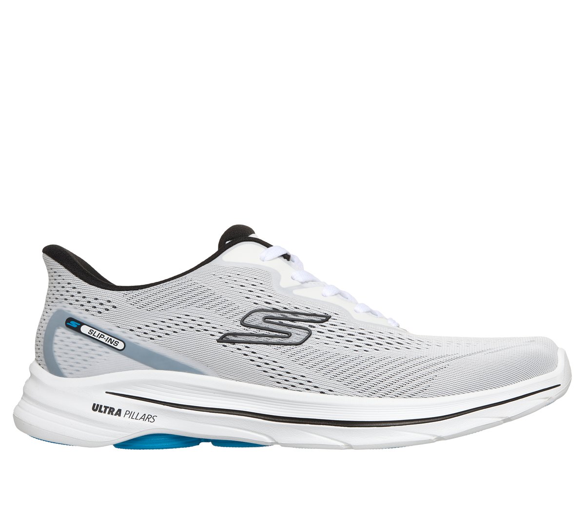 Skechers Slip-ins: GO WALK 8 - WHITE / BLACK