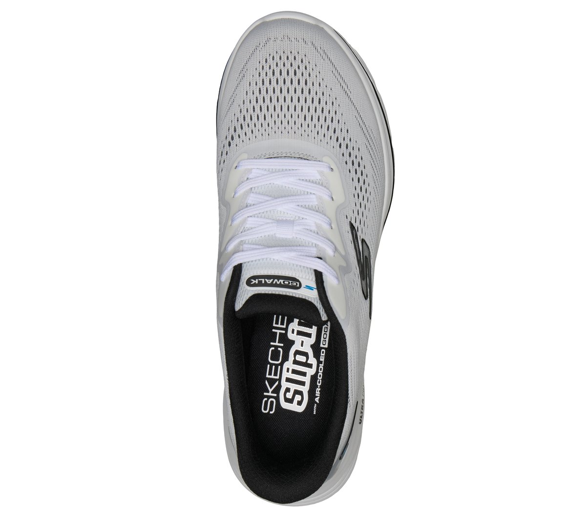 Skechers Slip-ins: GO WALK 8 - WHITE / BLACK
