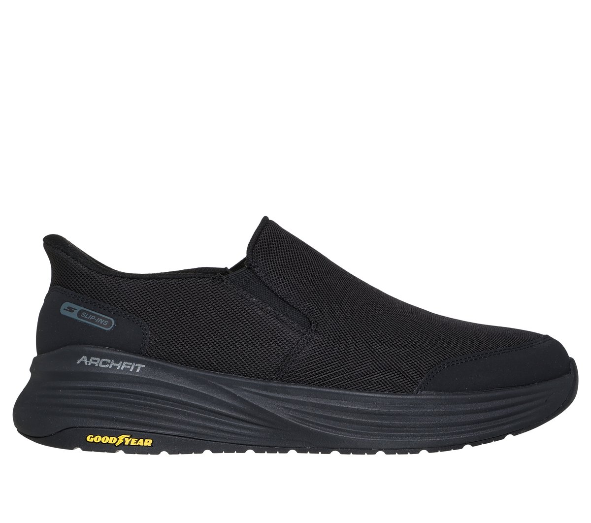 Skechers Heren Slip-ins: GO WALK Stability 2.0 - Charles Slip-On CM Donker Taupe, Maat 39.5, Vegan, Mag in de wasmachine, Arch Fit, Medium