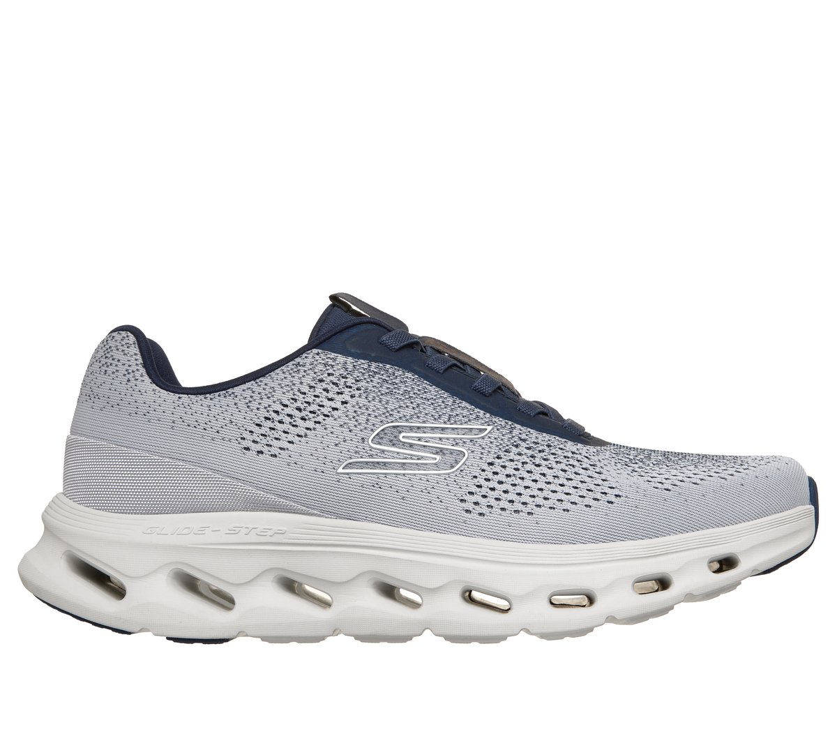 Skechers Heren GO WALK Glide-Step 2.0 - Vic CM Zwart/Rood, Maat 39.5, Mag in de wasmachine, Medium