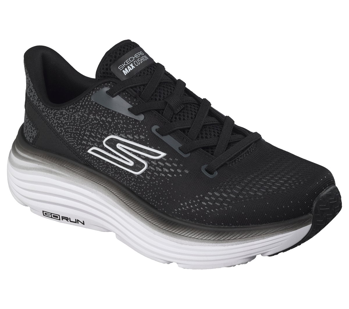 Max Cushioning Endeavour - Kauska - BLACK / WHITE
