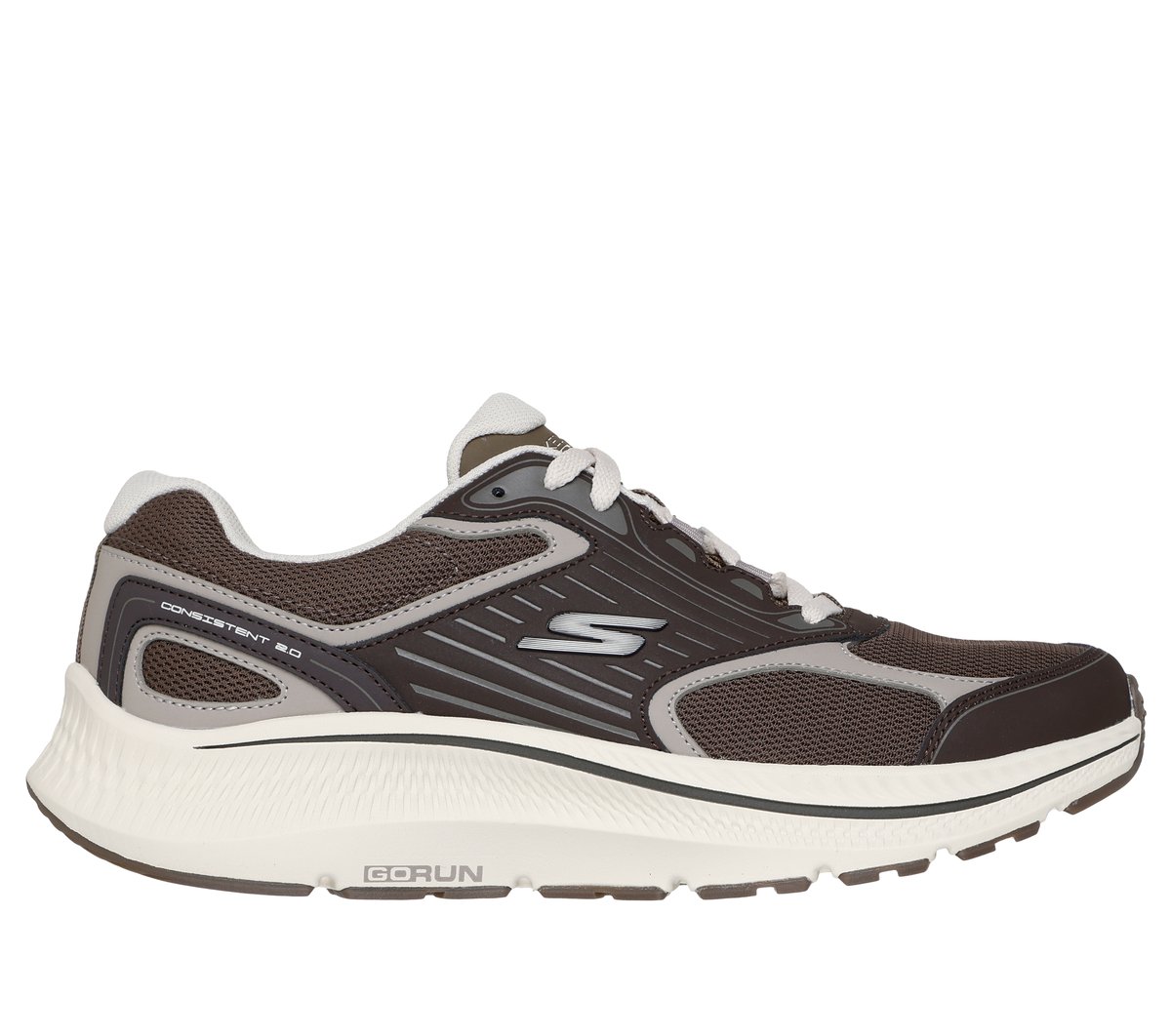 Skechers Heren GO RUN Consistent 2.0 CM Zwart/Wit, Maat 39.5, Medium