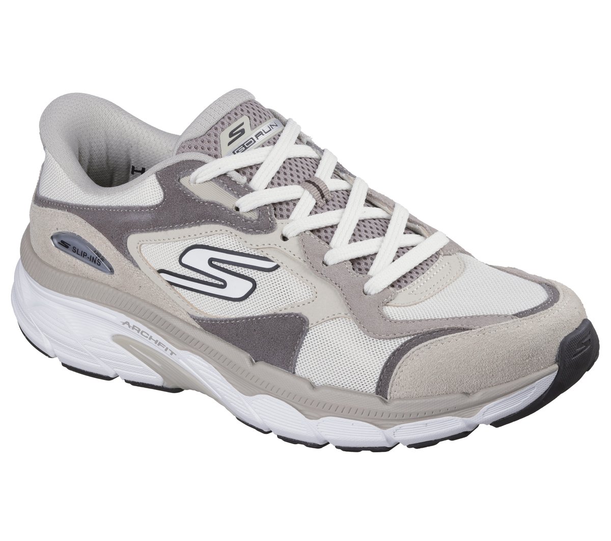 SKECHERS Slip-ins グレー Skechers Men's Slip-ins: Arch Fit Arcade - See Ya There