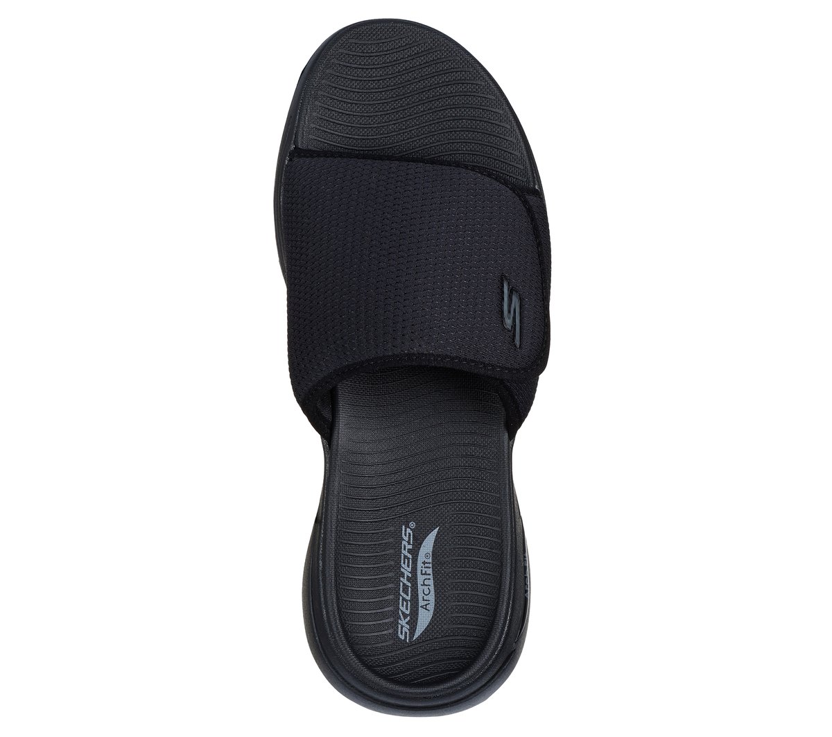 GO WALK Arch Fit Sandal - Manta Ray Bay - BLACK