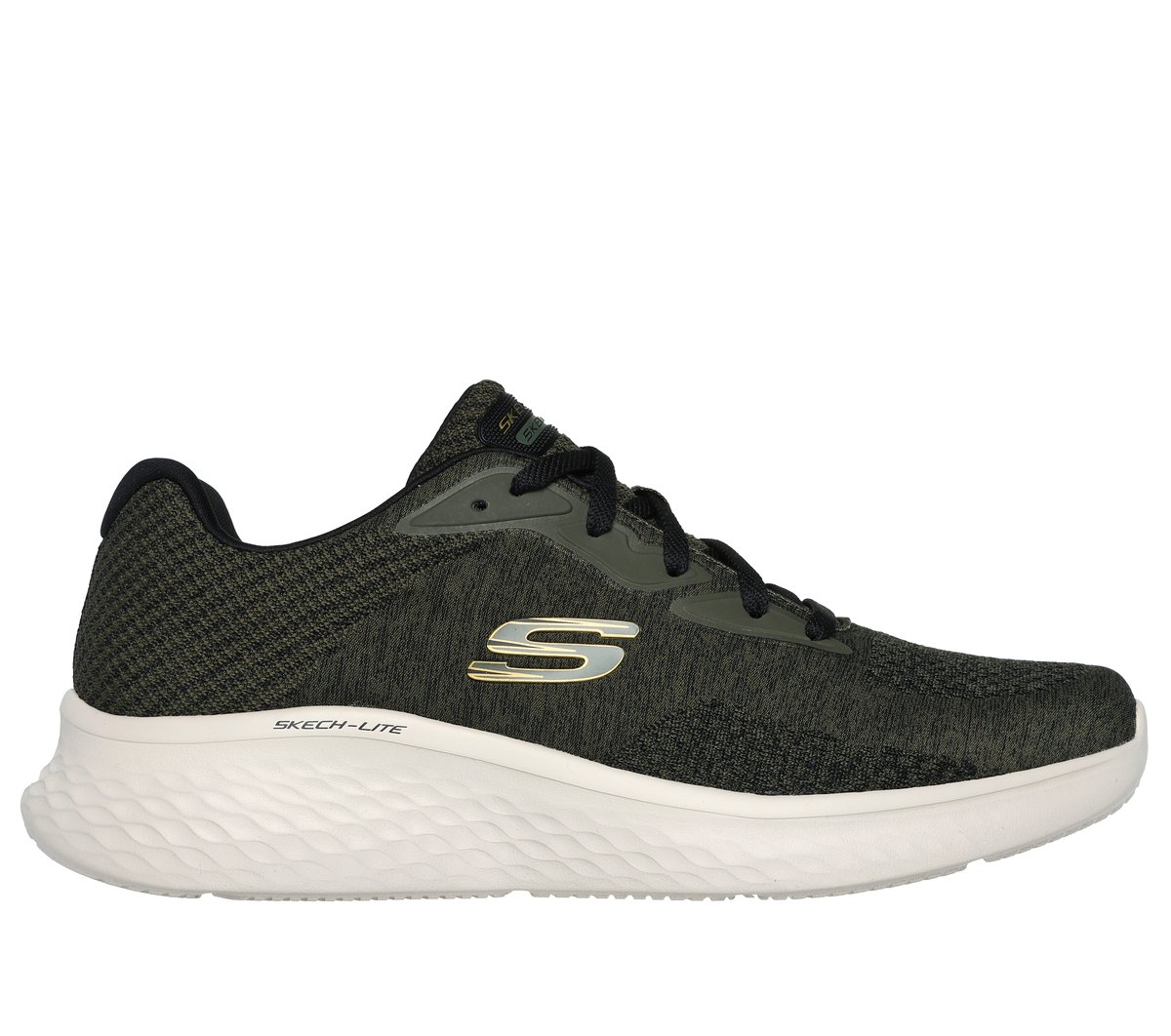 Skechers Heren Skech-Lite Pro - Faregrove CM Olijf/Zwart, Maat 39, Vegan, Medium