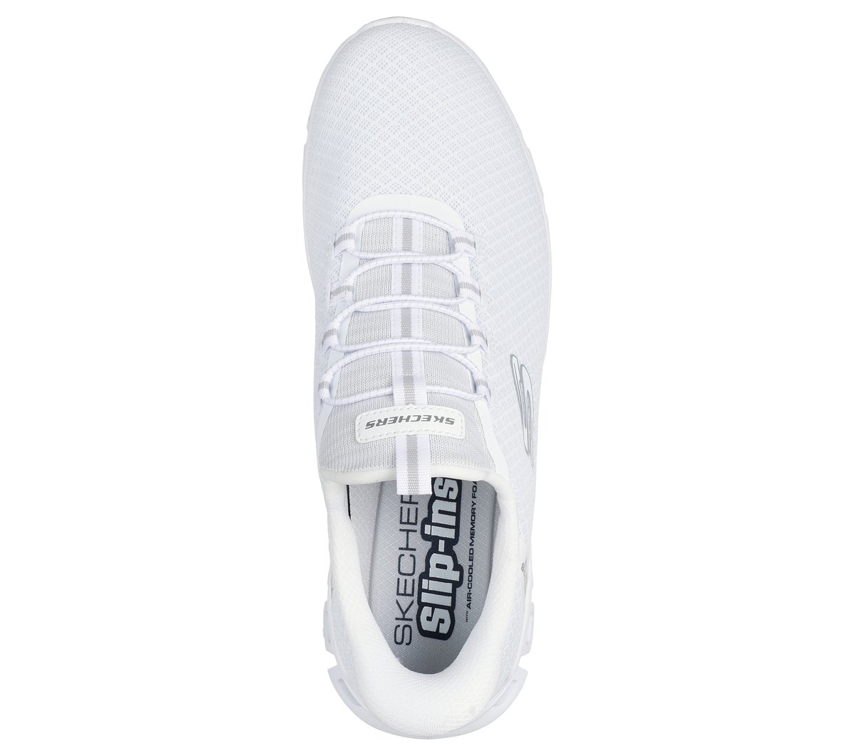 SKECHERS SLIP-INS GLIDE-STEPS ホワイト Skechers Slip-ins : Glide-Step - Tranquility White Black