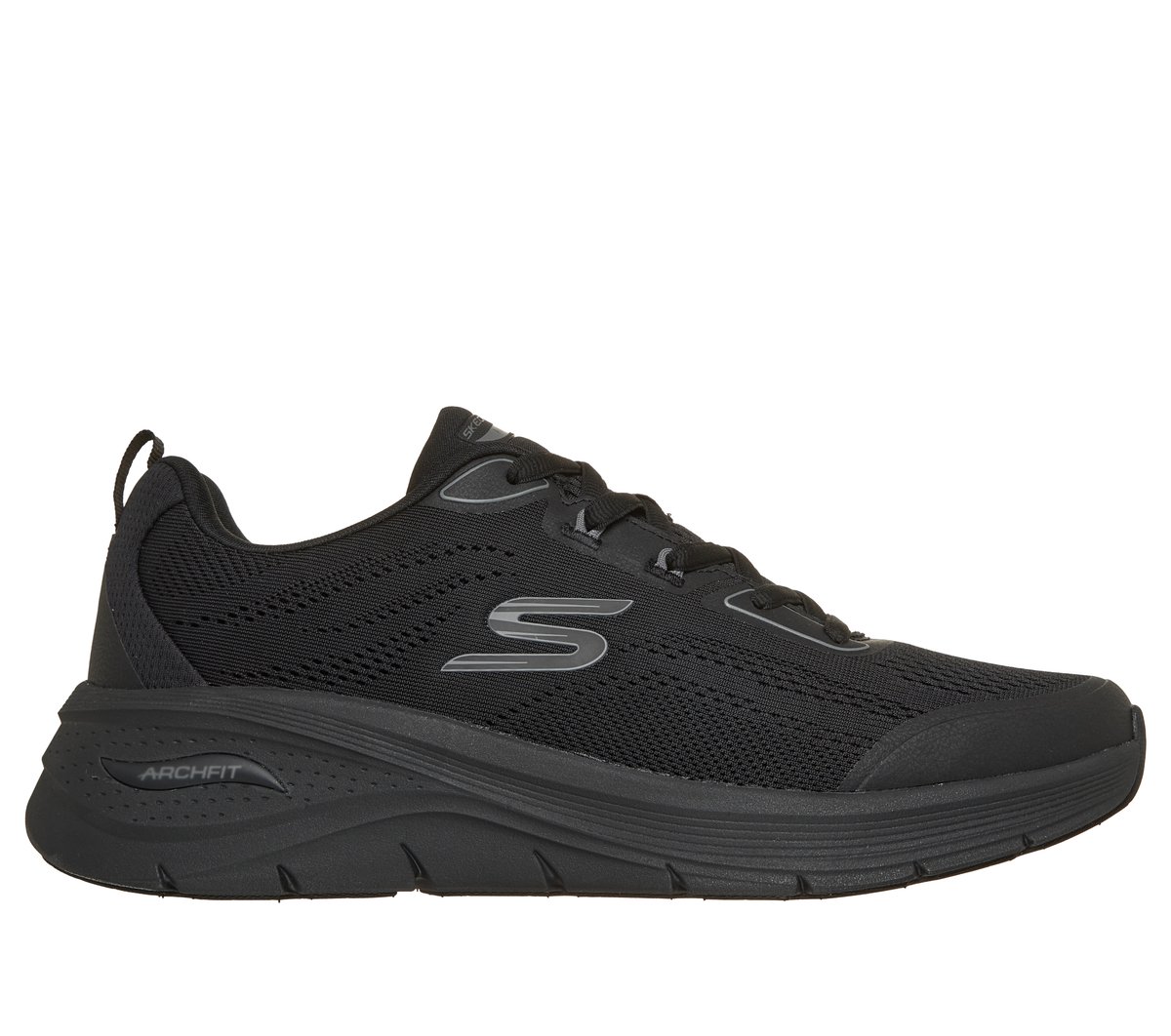 Skechers Heren Arch Fit 3.0 - Prawsper CM Zwart, Maat 39.5, Vegan, Mag in de wasmachine, Medium