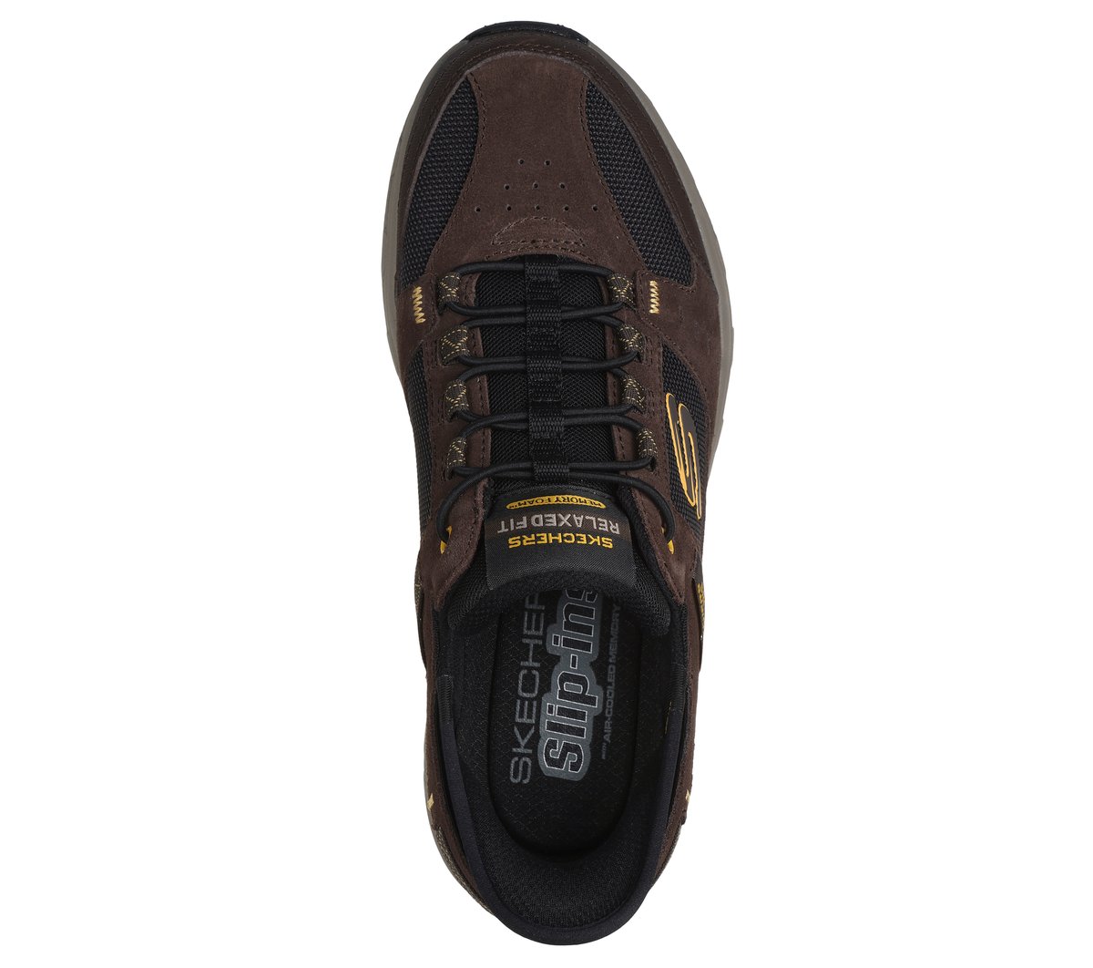 Skechers Slip-ins Relaxed Fit: Oak Canyon - BROWN / BLACK