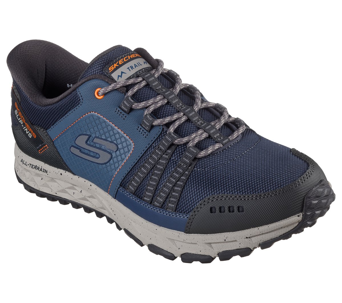Skechers Slip-ins: Escape Plan - Stunt Plan - NAVY / ORANGE