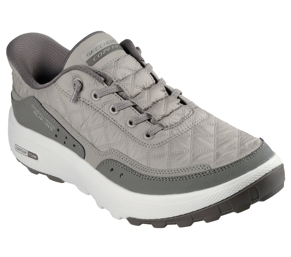 SKECHERS Slip-ins グレー WOMEN'S SKECHERS SLIP-INS: SUMMITS DAZZLING HAZE | GREY
