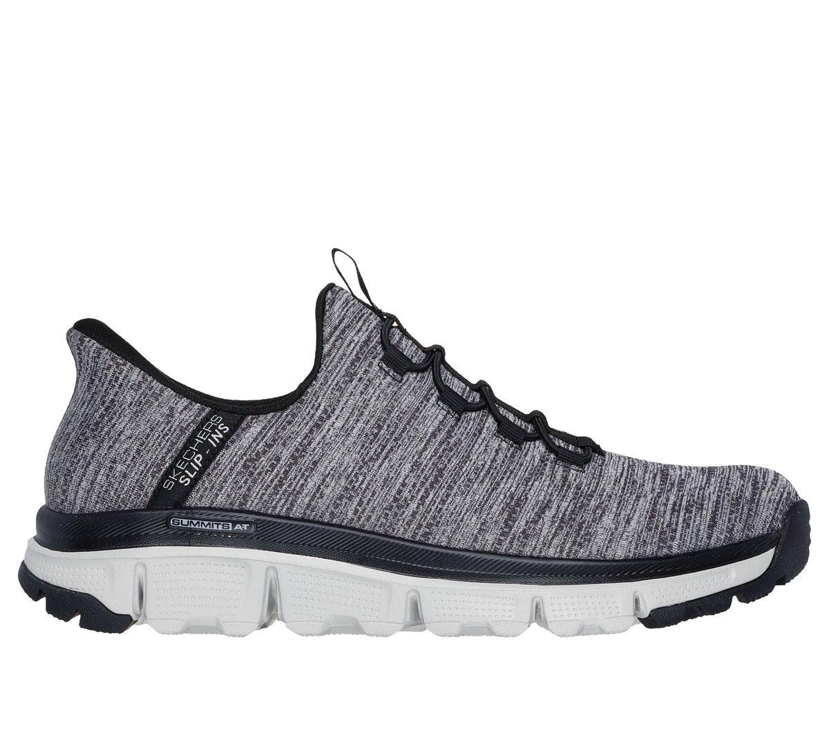 極美品 SKECHERS スリップインズ サミッツATヘザーピーク 25.5 スケッチャーズ スリップインズ：サミッツ AT - ヘザー ピーク
