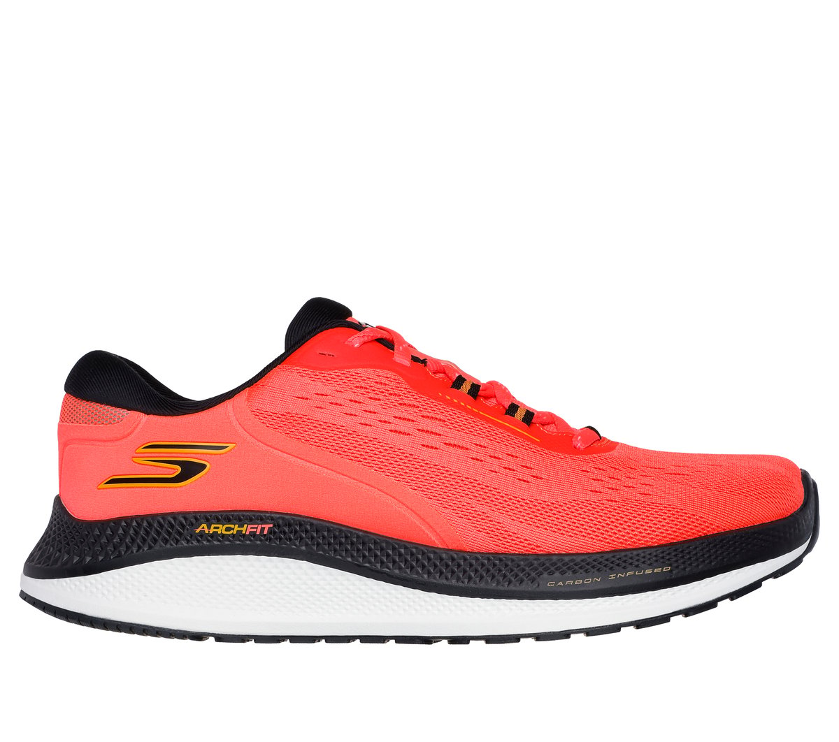Skechers Heren GO RUN Persistence 2 CM Rood/Zwart, Maat 39.5, Vegan, Arch Fit, Medium