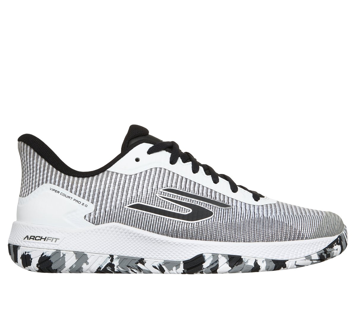 Skechers Heren Viper Court Pro 2.0 - Pickleball CM Zwart, Maat 39.5, Arch Fit, Medium