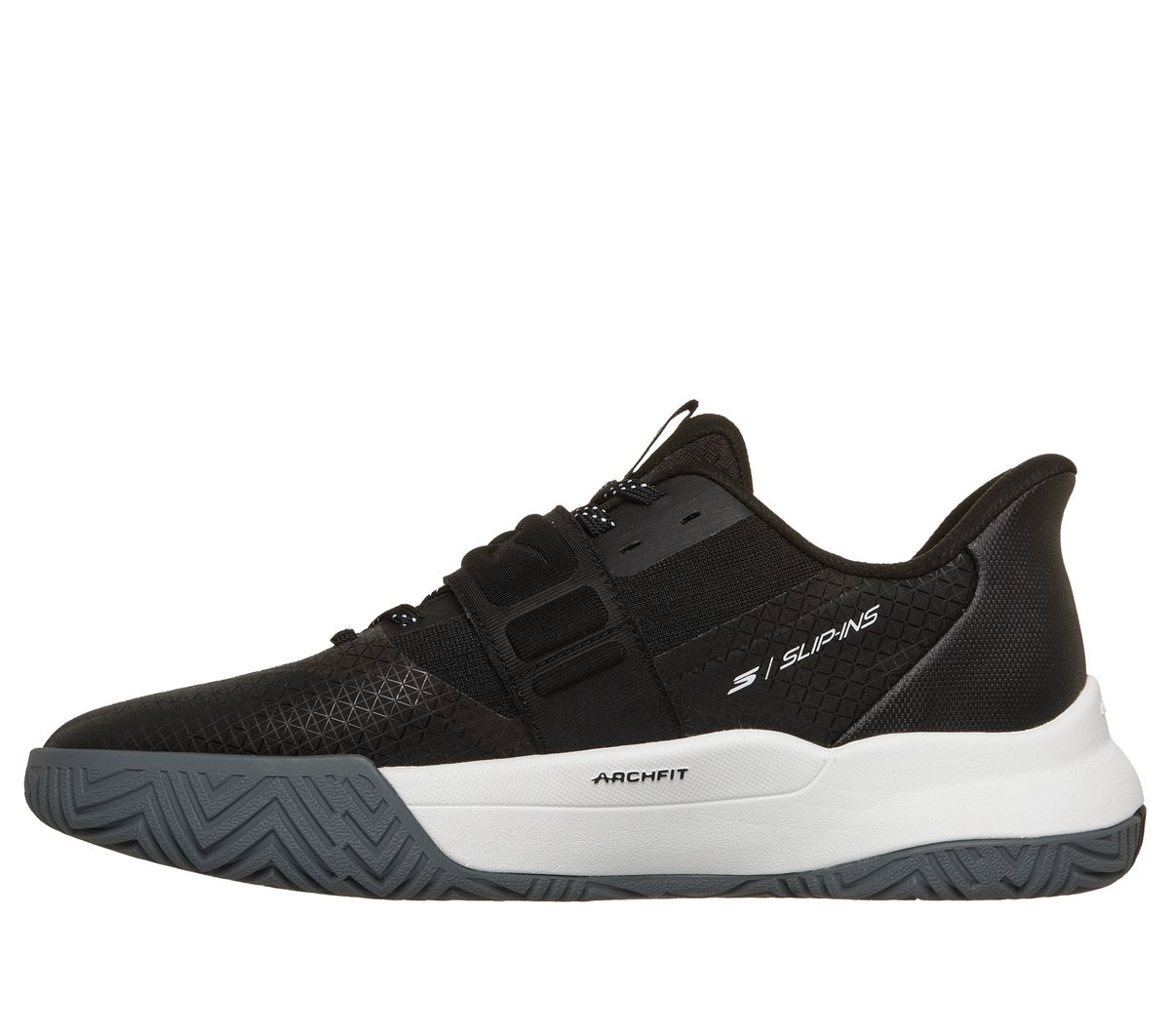 Skechers Slip-ins Relaxed Fit: Viper Court Elite - 2.0 - BLACK / WHITE
