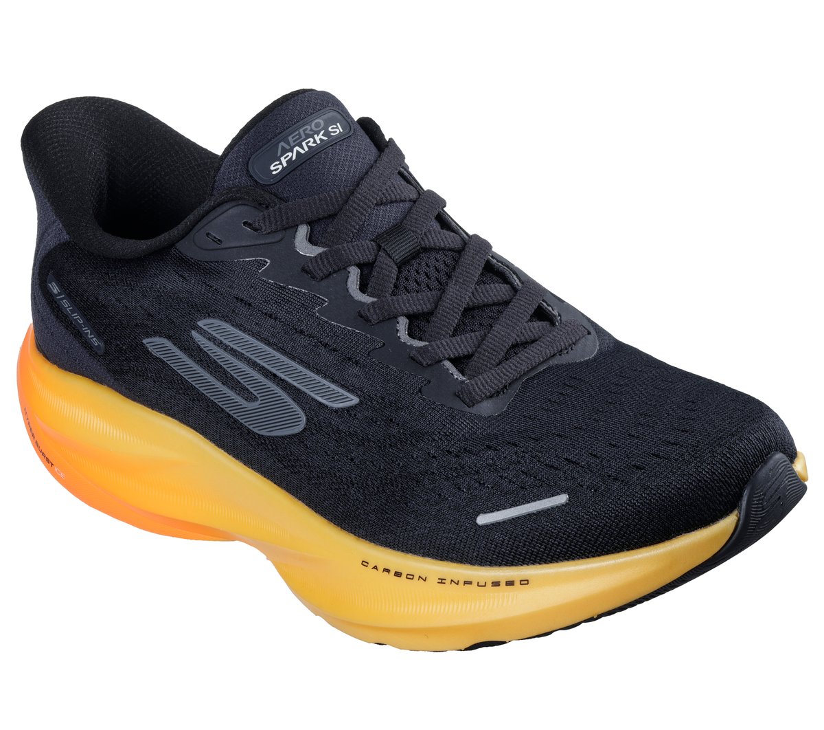 ピックルボール用Skechers ネイビー/イエローシューズ; Slip-on ピックルボール用Skechers ネイビー/イエローシューズ; Slip-on