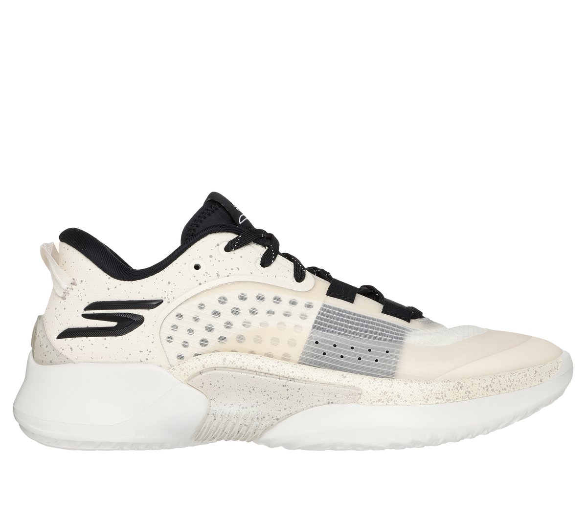 Skechers Herren SKX RESAGRIP Sneaker in Natur/Schwarz, Größe 48.5, Hyper Burst